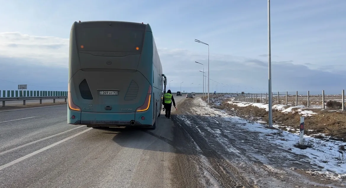 Маңғыстауда республикалық маңызы бар тас жолда қауіпсіздік күшейтілді