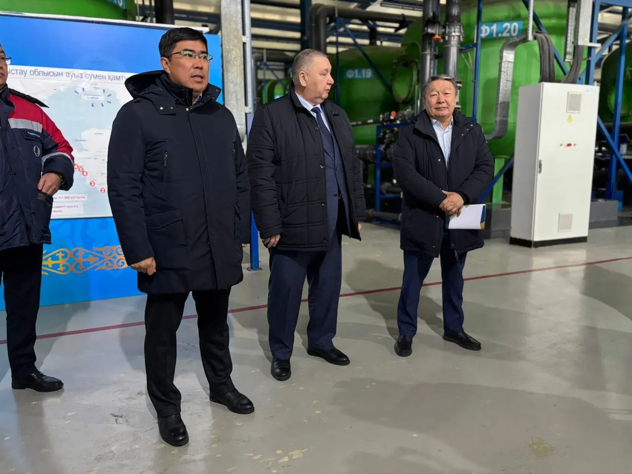 “Каспий” су тұшыту зауыты мамандары жаңа Конституцияны қолдады