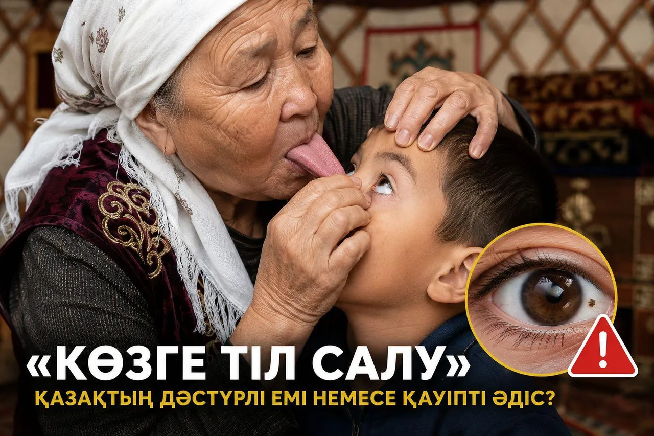 Көзге топырақ түсіп кеткенде тіл салып, тазалау туралы білесіз бе?