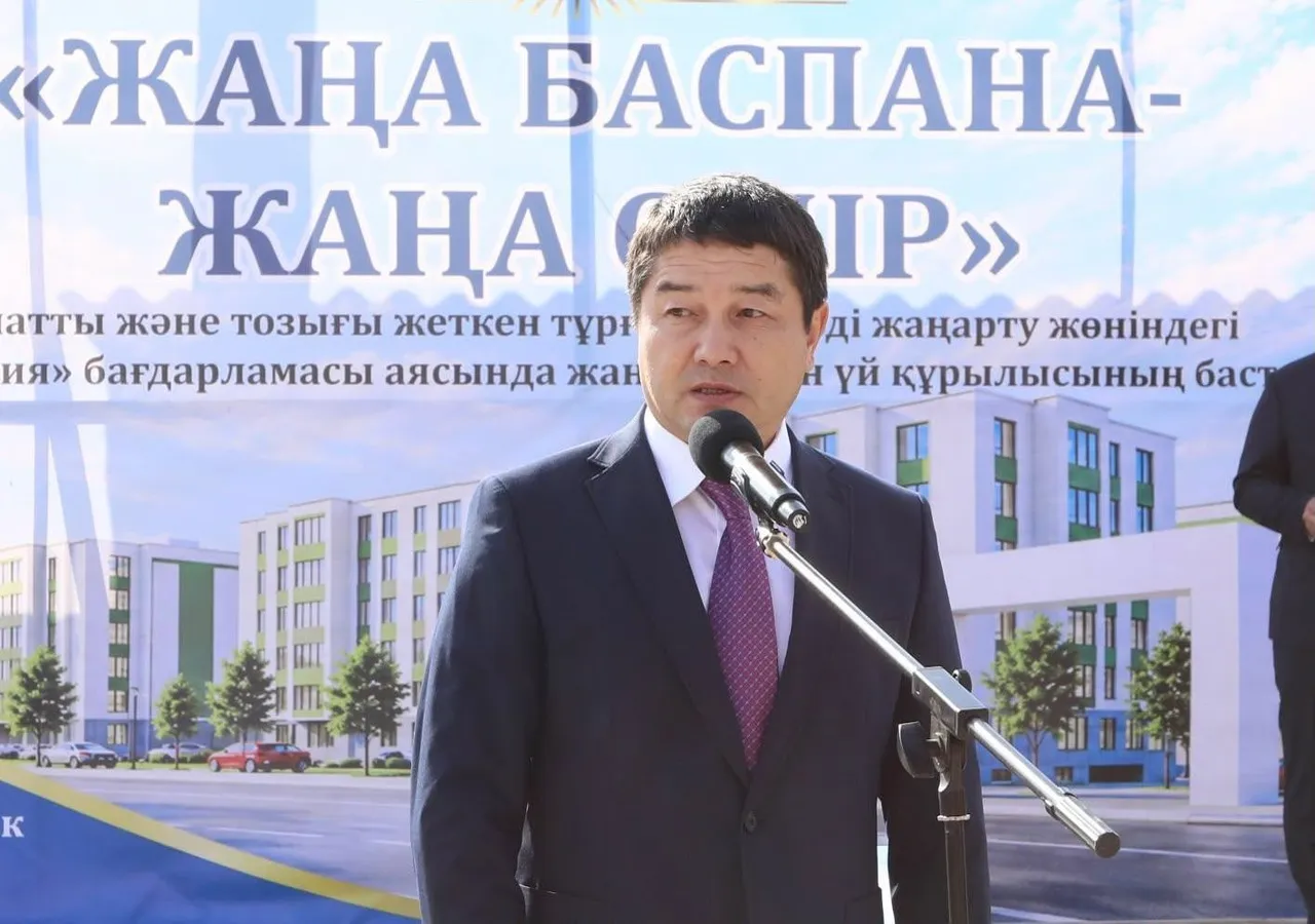 В Мангистауской области начали строить новые дома по программе «Реновация»