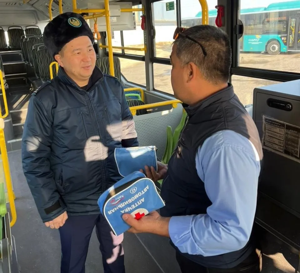 В Мангистау усилили контроль за техническим состоянием автобусов