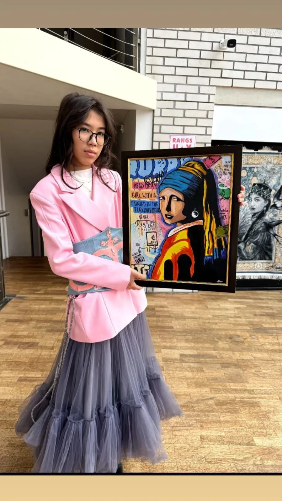 Ақтаулық жас суретші Парижде топ жарды