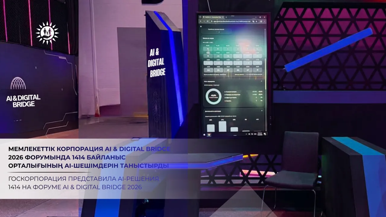 1414 Бірыңғай байланыс орталығы AI жобаларын таныстырды