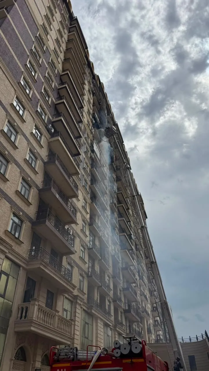 Ақтауда өрт кезінде сегіз адам құтқарылды