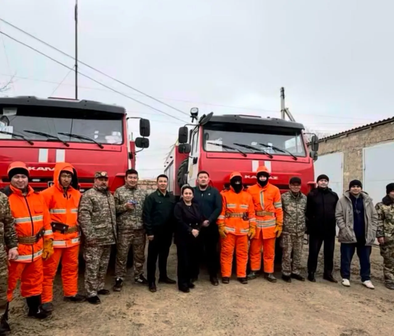 Үстірт қорығына жаңа өрт сөндіру техникалары берілді