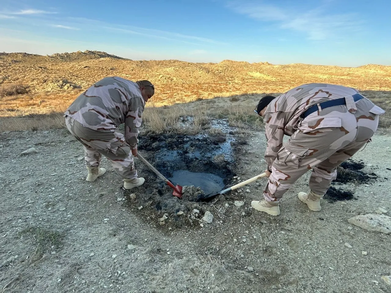 В парке «Кызылсай» завершены работы по очистке источников воды