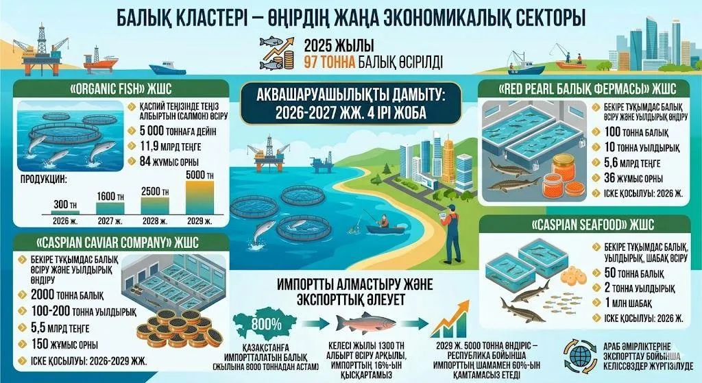 Каспий жағалауында жаңа сала