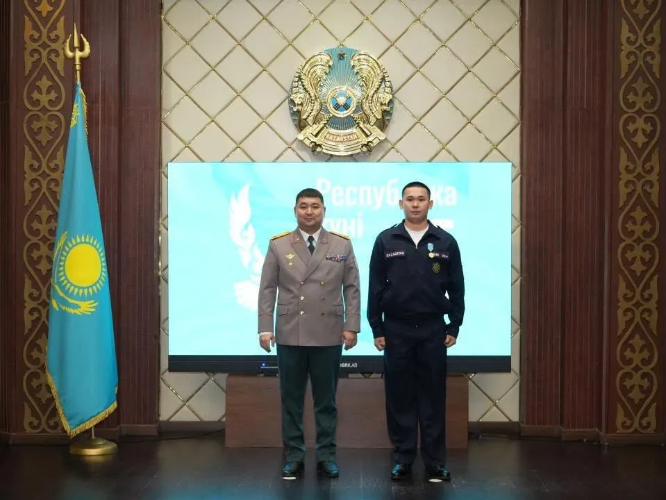 Маңғыстаулық құтқарушы «Ерлігі үшін» медалімен марапатталды