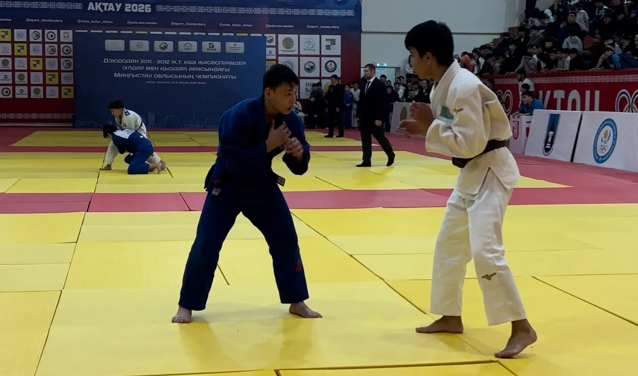 Маңғыстауда кіші жасөспірімдер арасында үздік дзюдошылар анықталды