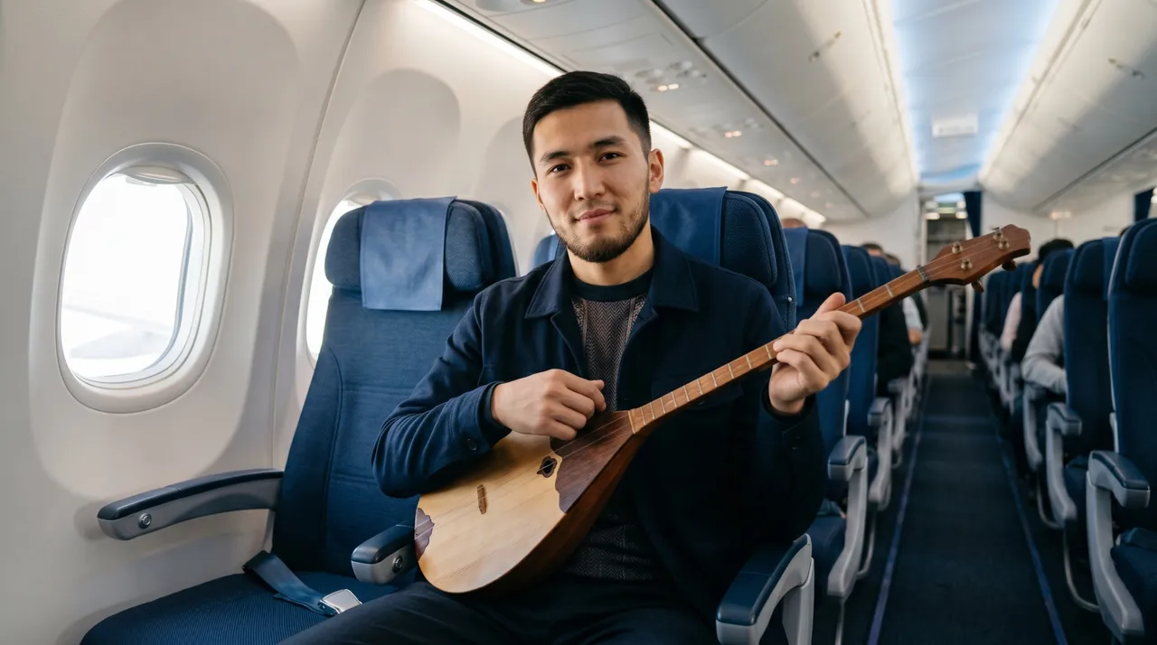 Домбыраны ұшақ бортында алып жүруге рұқсат етілді