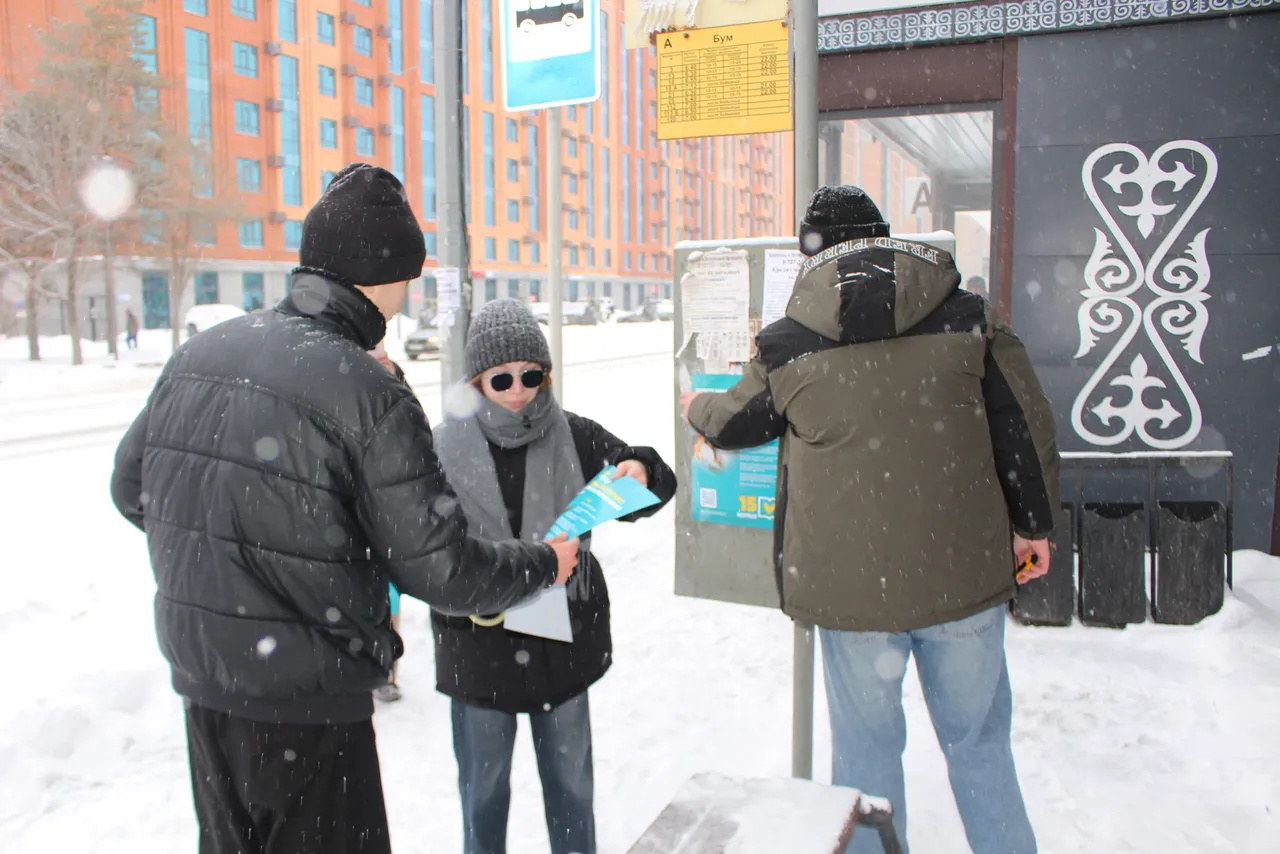 Жалпыұлттық коалиция белсенділері ақпараттық науқанды бастады