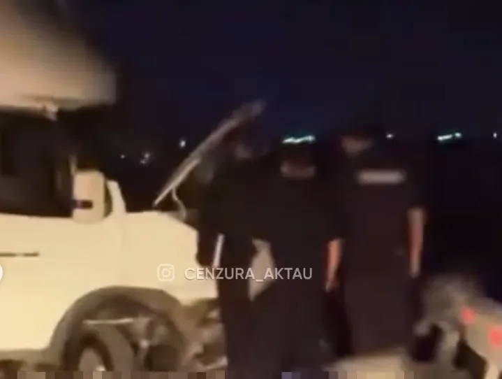Маңғыстауда төрт көлік соқтығысып, екі адам қаза тапты
