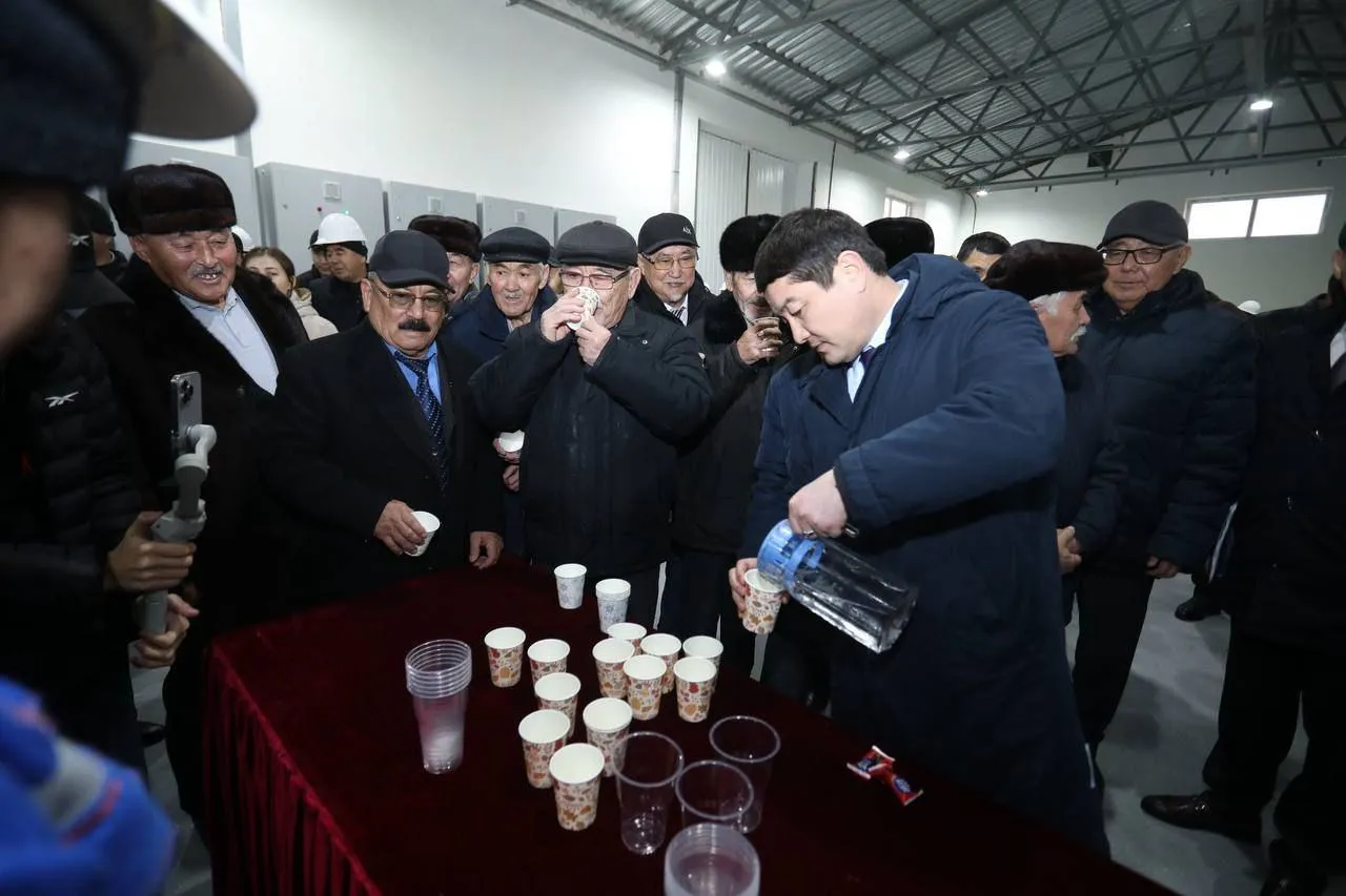 Құрық ауылында тәулігіне 10 мың текше метр су өндіретін зауыт іске қосылды