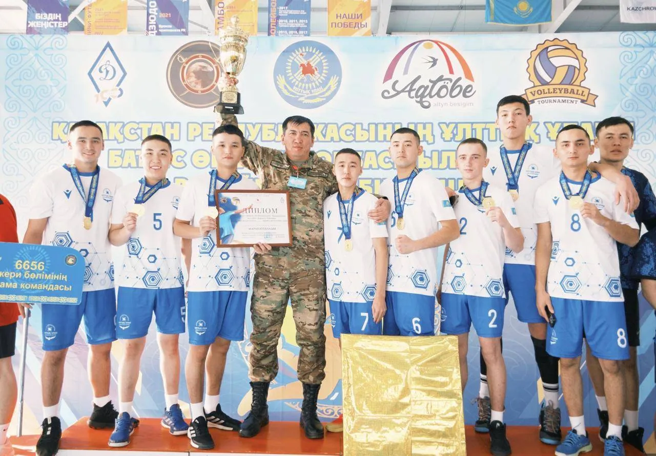 Ақтаулық әскерилер волейболдан аймақ чемпионы атанды