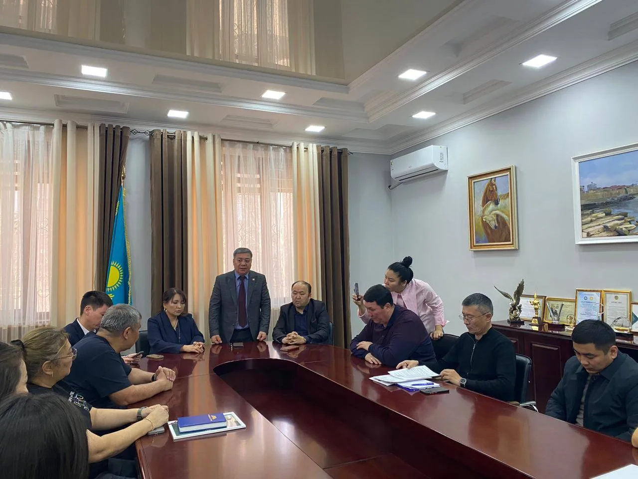 Ақтаулық құрылысшылар референдумге барады