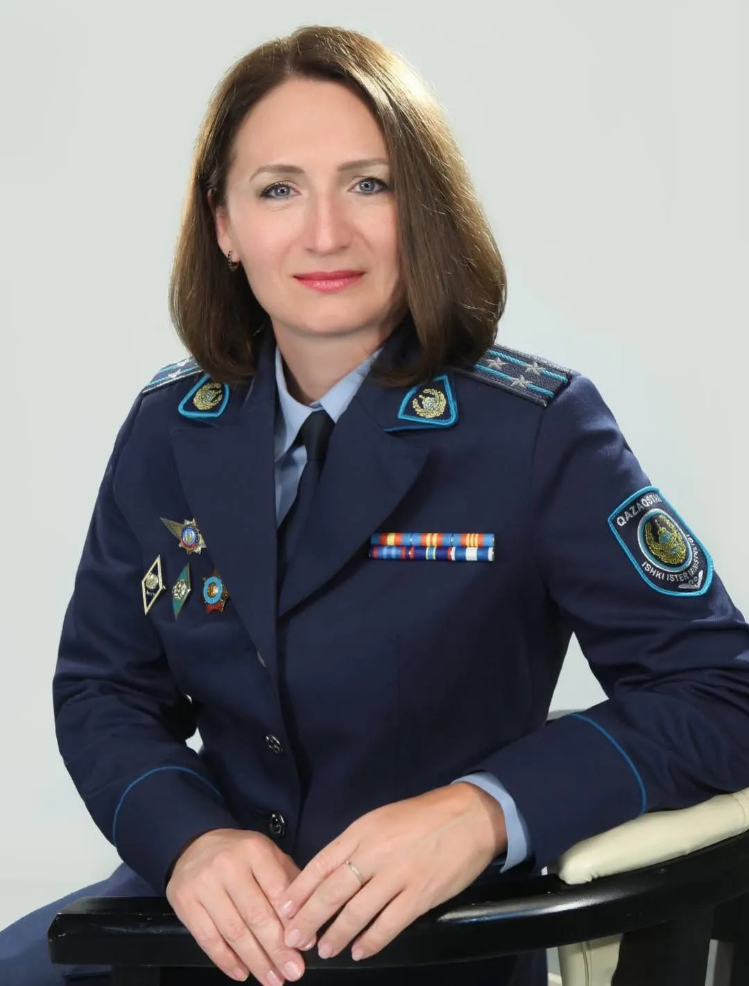 Наталья Евстигнеева – Маңғыстаудағы алғашқы әйел жол-патрульдік инспекторы