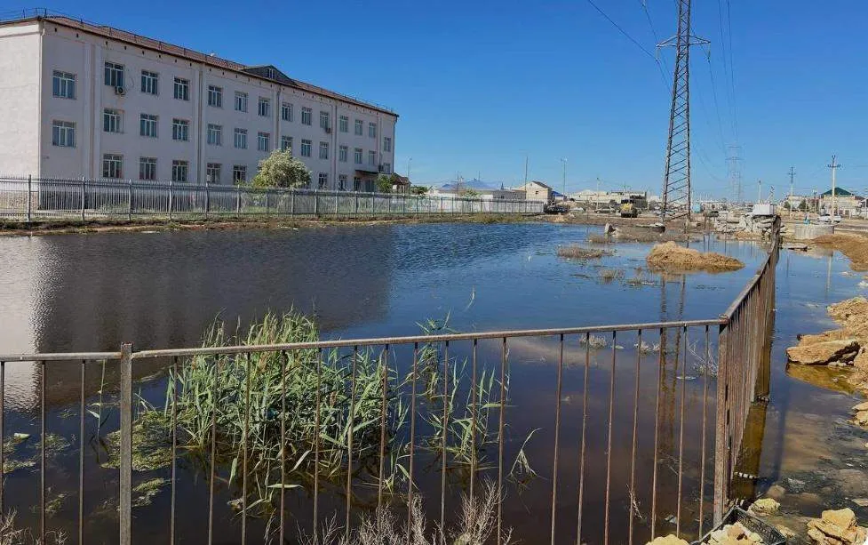 Атамекен ауылында су басу қаупі туындап отыр