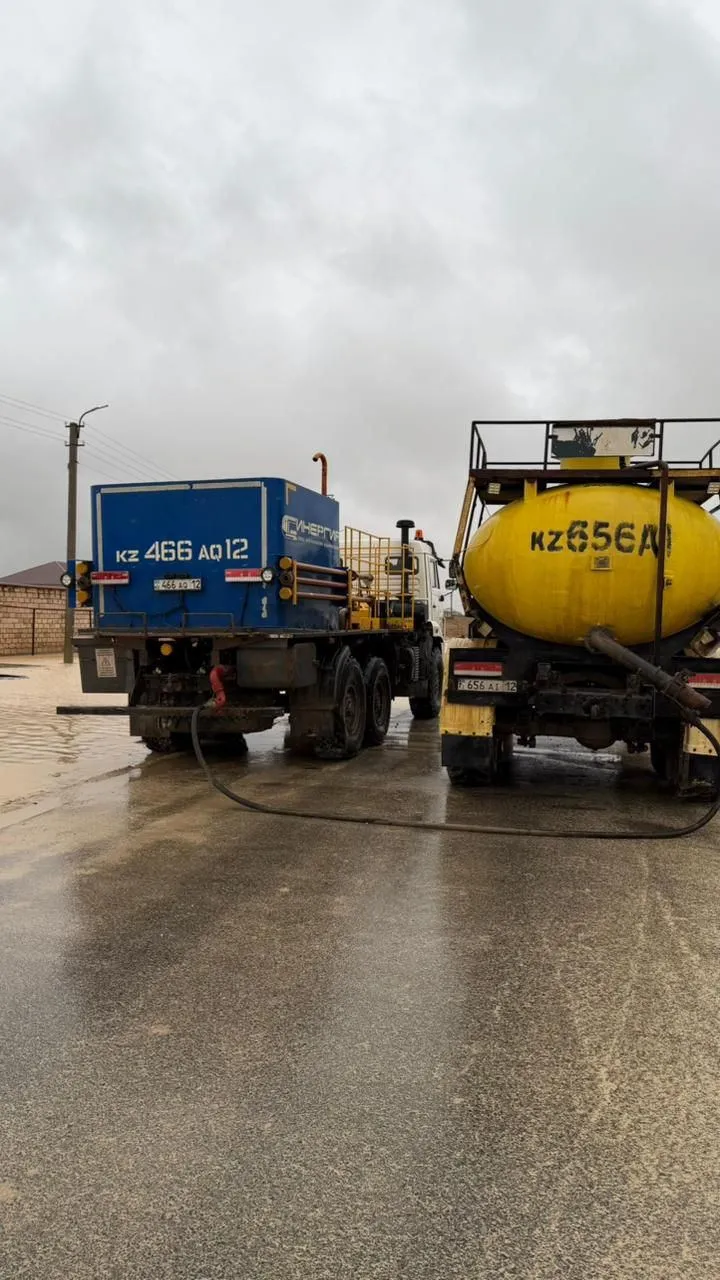 Маңғыстауда жаңбырдан кейінгі су басу қаупін жою жұмыстары жүргізіліп жатыр