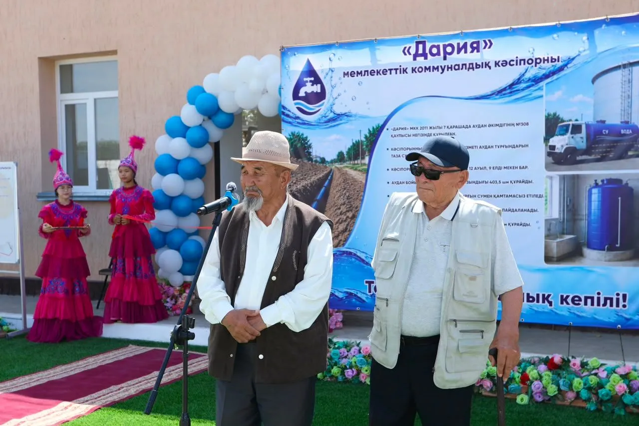 Маңғыстау облысындағы екі ауылдың тұрғындары жаңа су құбыры арқылы тұрақты ауыз сумен қамтамасыз етілді