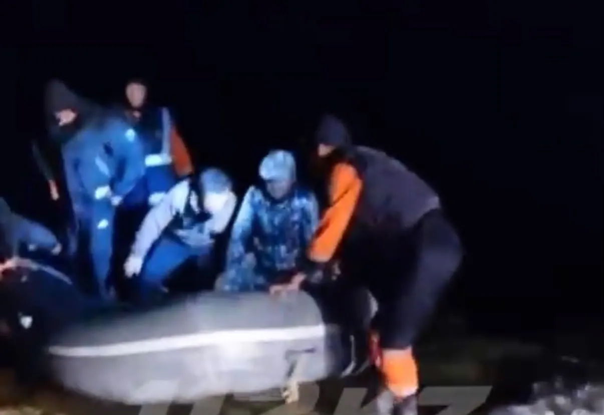 Каспийде жоғалған үш адам аман табылды