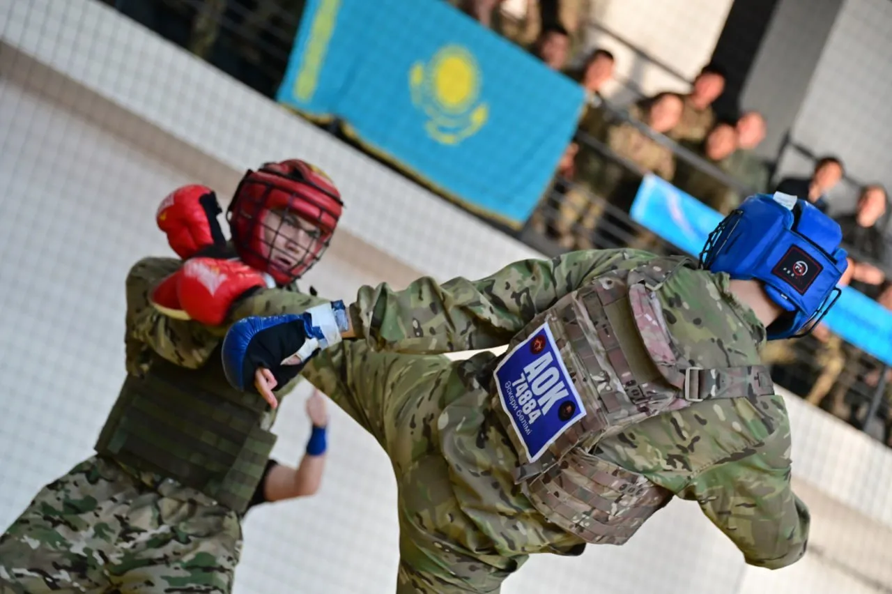 Ақтауда Ұлттық ұлан әскери қызметшілері арасында қоян-қолтық ұрыстан чемпионат басталды