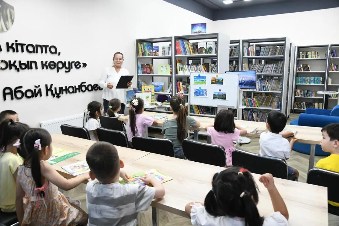Елордадағы кітапханада мектепке дейінгі балаларға арналған экосағат өтті