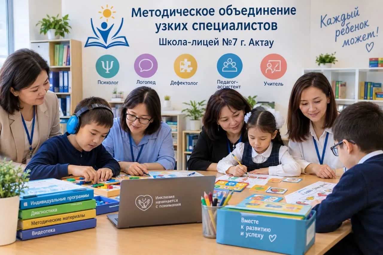 Ақтауда инклюзивті білім беру мамандарының әдістемелік бірлестігі құрылды