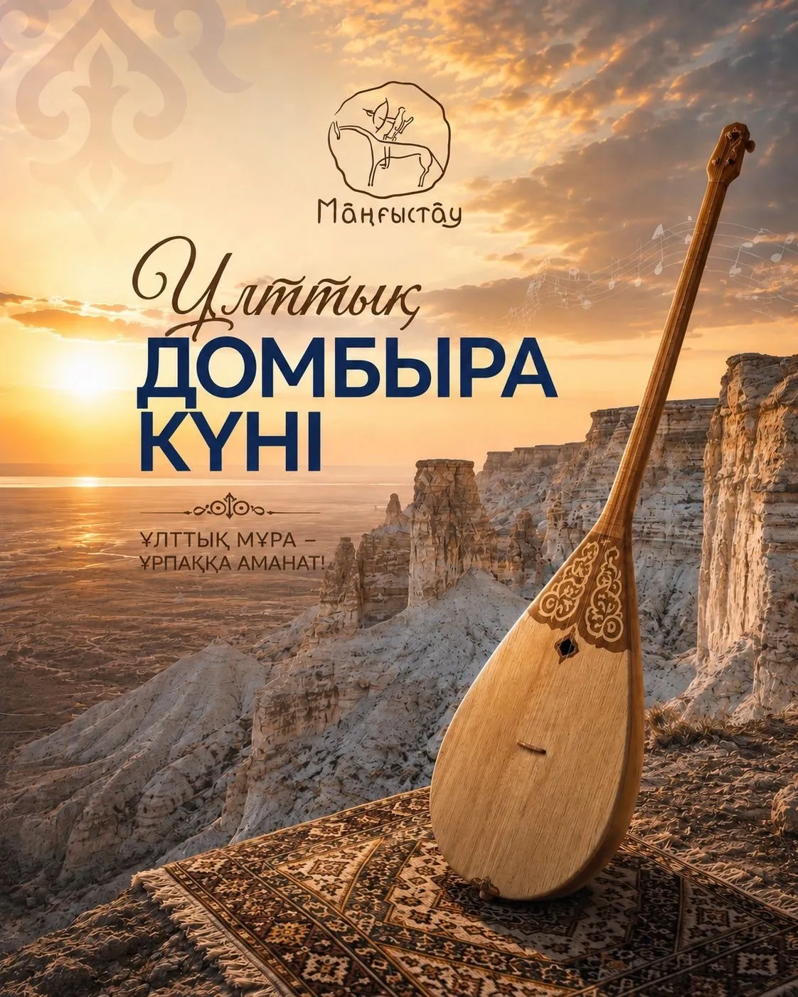 Нұрдәулет Қилыбай Маңғыстау тұрғындарын Ұлттық домбыра күнімен құттықтады