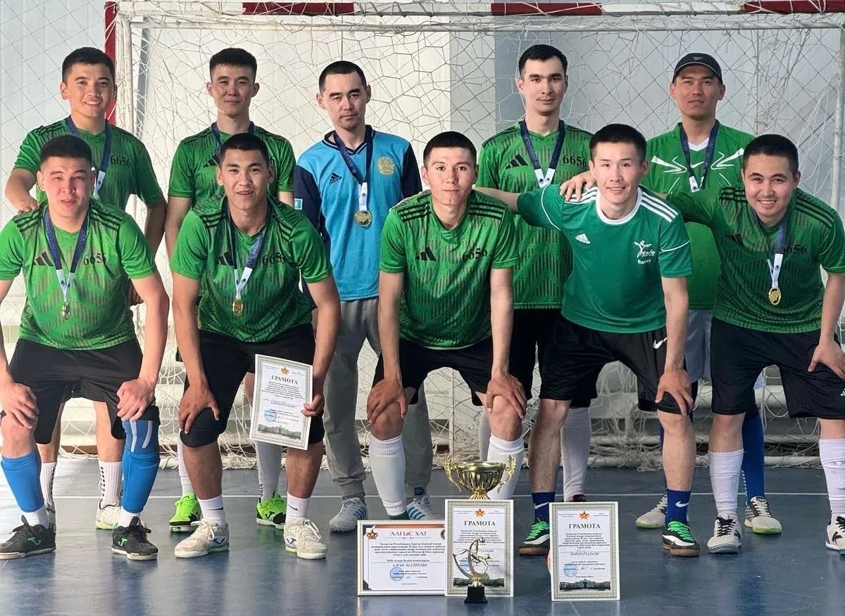 Ақтауда әскери қызметшілер арасында шағын футболдан турнир өтті