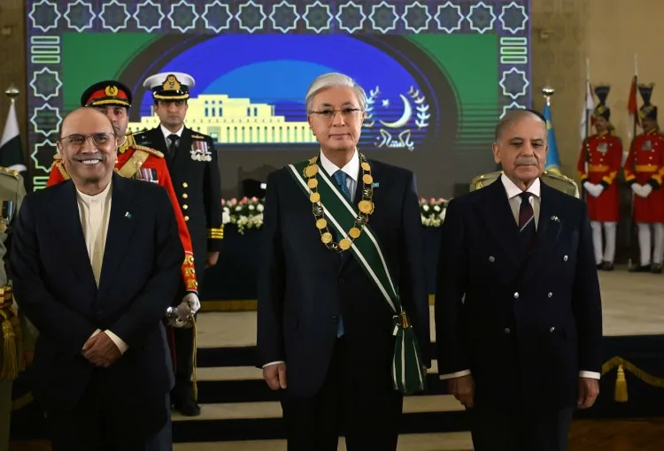 Қасым-Жомарт Тоқаевқа Пәкістанның ең жоғары мемлекеттік наградасы – Nishan-e-Pakistan ордені табысталды