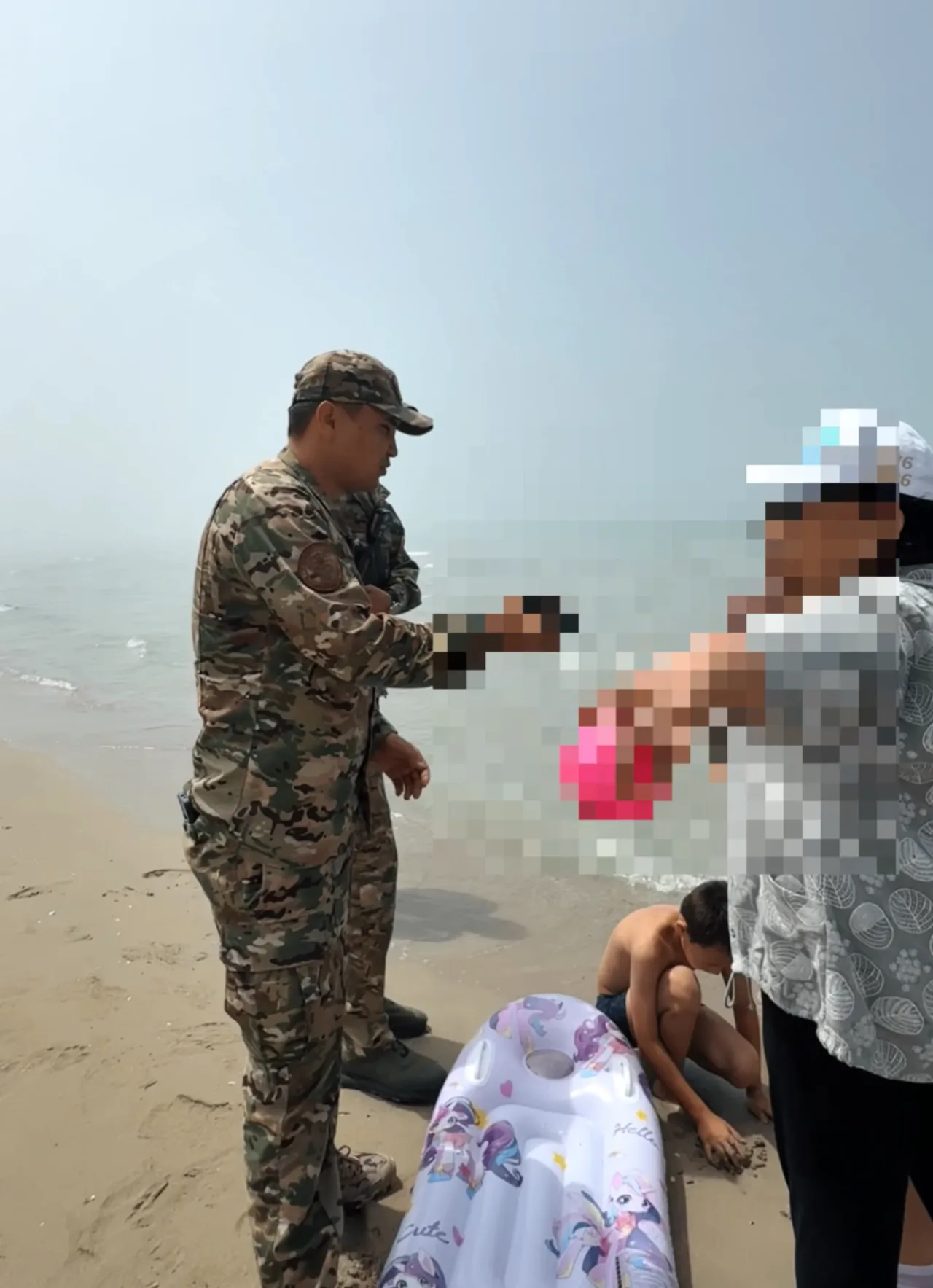 На побережье Каспийского моря усилен контроль за безопасностью
