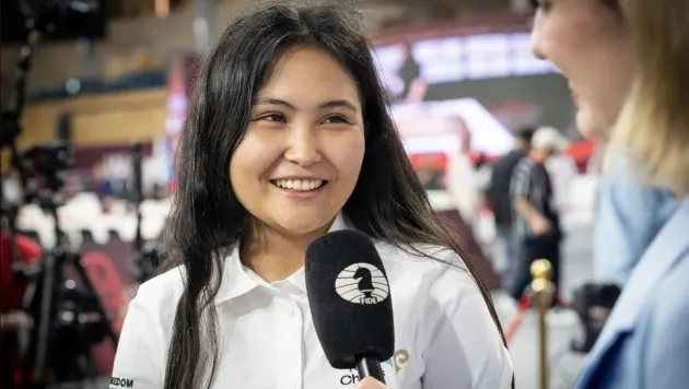 Бибісара Асаубаева табысты шахматшылардың қатарына енді