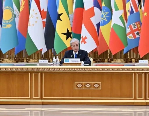 Қасым-Жомарт Тоқаев трансшекаралық суды пайдалану, Арал және Каспий теңіздерінде қалыптасқан экологиялық проблемаларға назар аударды