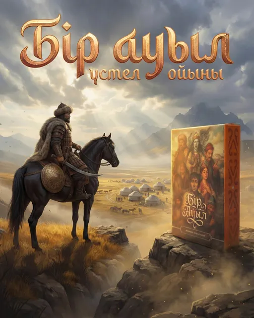 “Бір ауыл”: Ақтаулық жастар қазақи нақыштағы үстел ойынын ойлап тапты